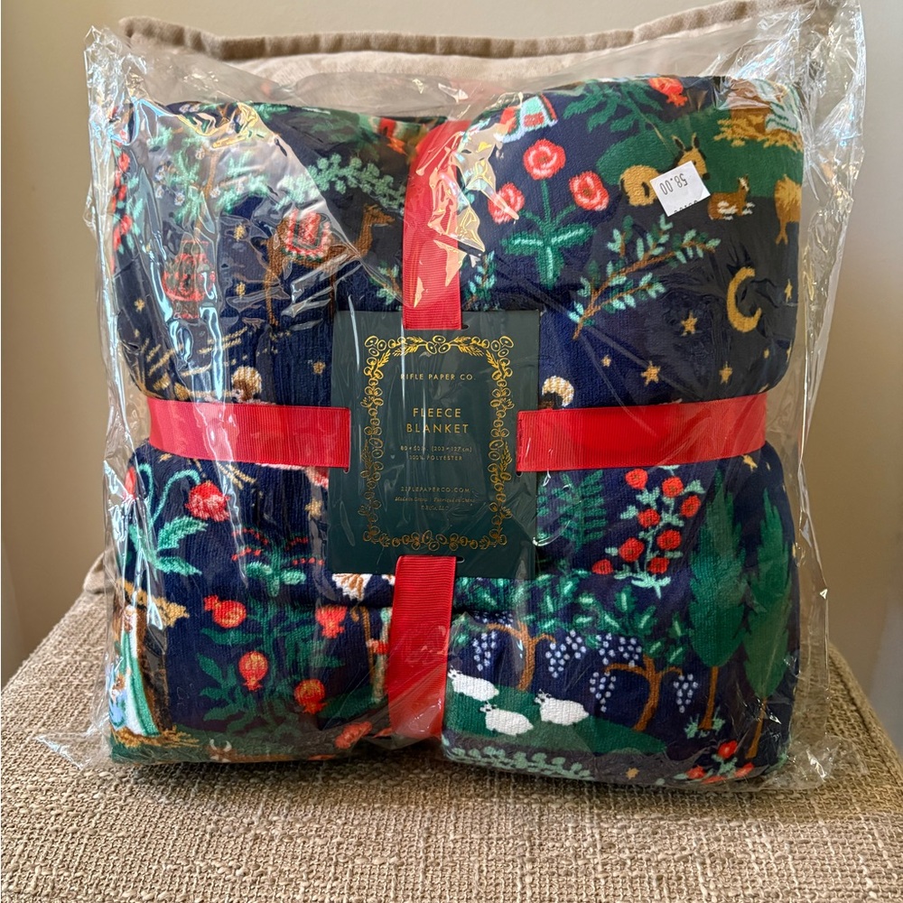 Rifle Paper Co. Nativity Fleece Blanket